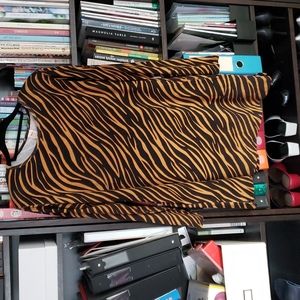 Smash + Tess tiger striped long sleeved tunic dress with pockets